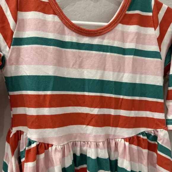 Vivie and Ash Christmas Stripe Dress - Picture 3 of 8